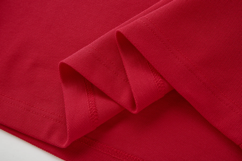 Camiseta 13605# Tipo Polo Roja Para Hombre