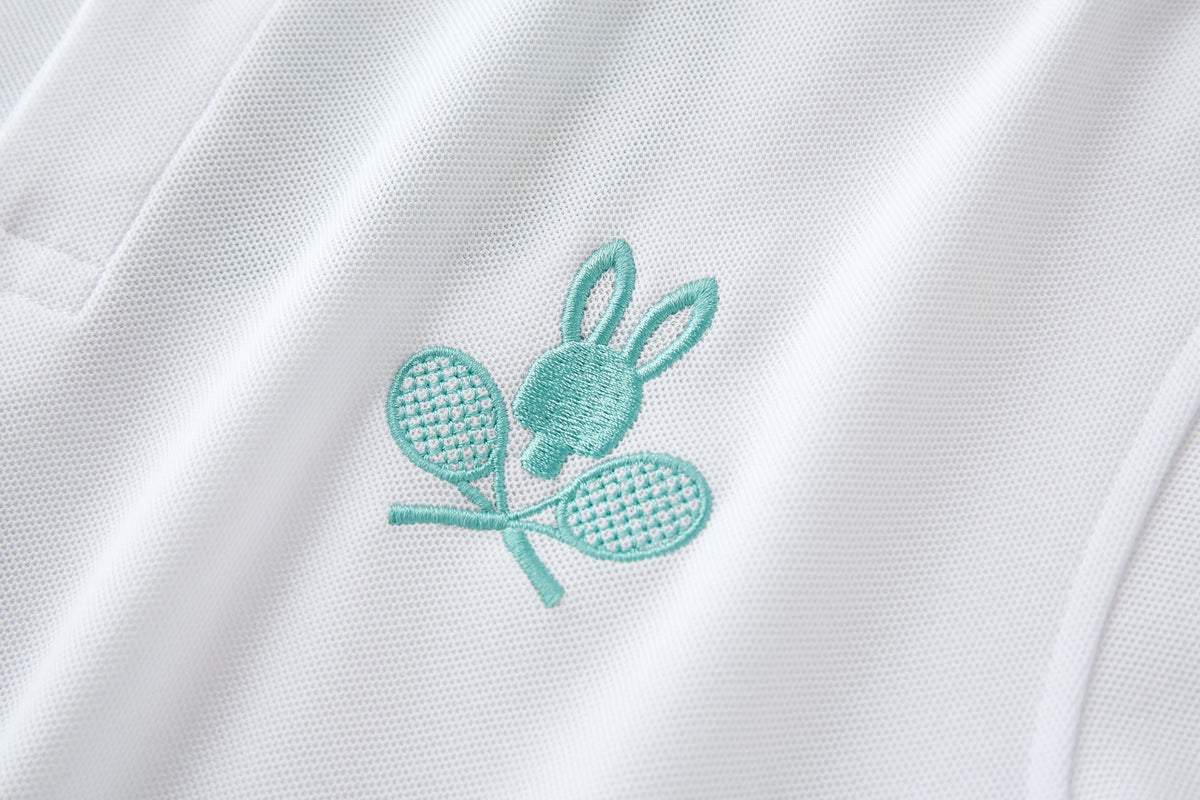Camiseta 22337# Tipo Polo Blanca Para Hombre