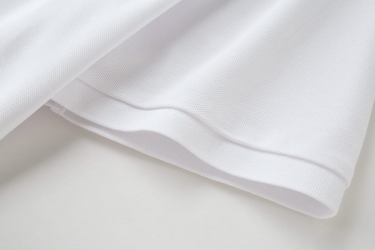 Camiseta 22337# Tipo Polo Blanca Para Hombre