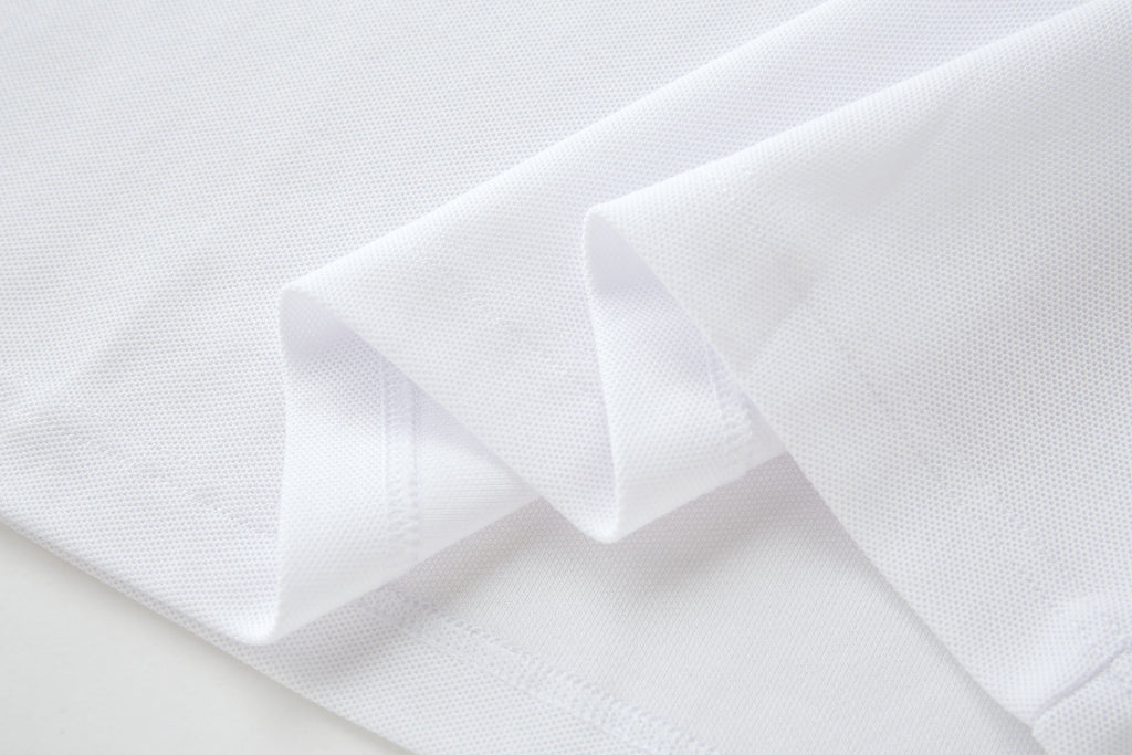 Camiseta 22337# Tipo Polo Blanca Para Hombre