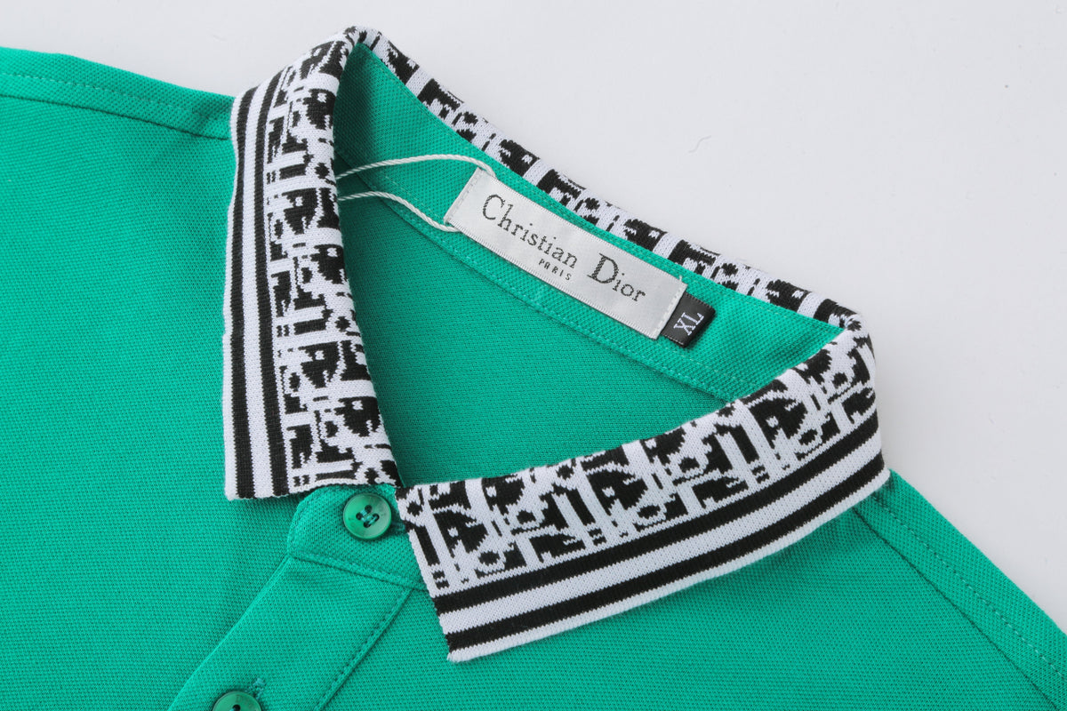 Camiseta 58185 Tipo Polo Verde Para Hombre