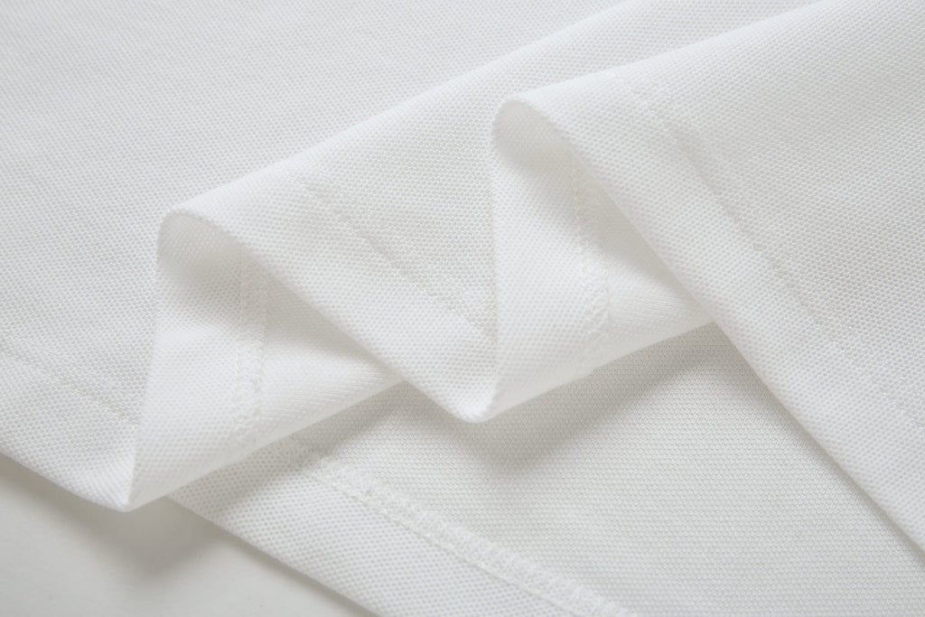 Camiseta 8285-8# Tipo Polo Blanca Para Hombre