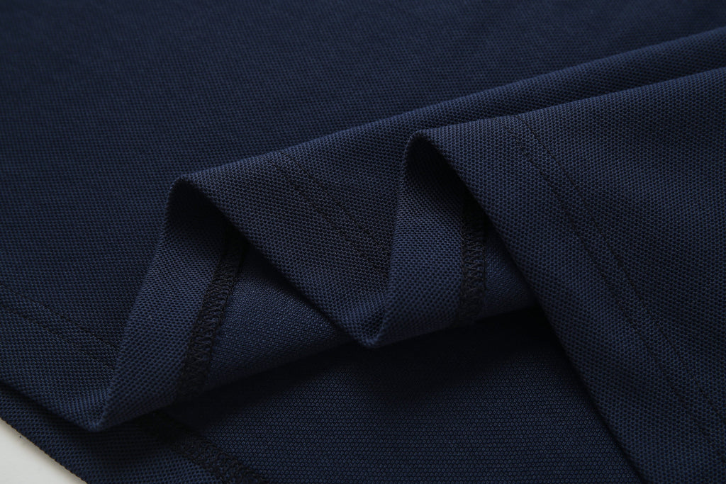 Camiseta 8287-8# Tipo Polo Azul Oscuro Para Hombre