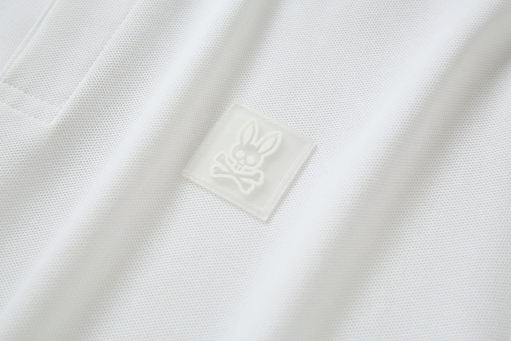 Camiseta 8287-8# Tipo Polo Blanca Para Hombre
