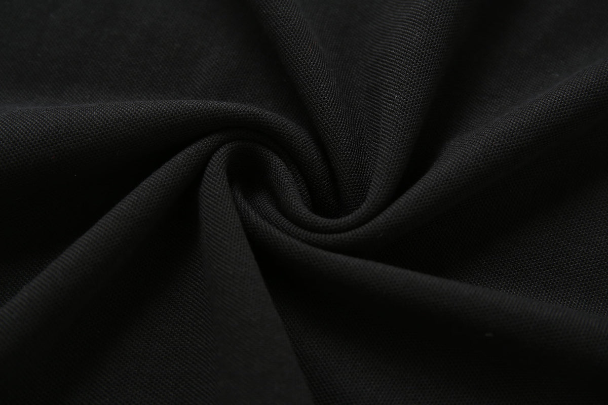 Camiseta 8286-8# Tipo Polo Negra Para Hombre