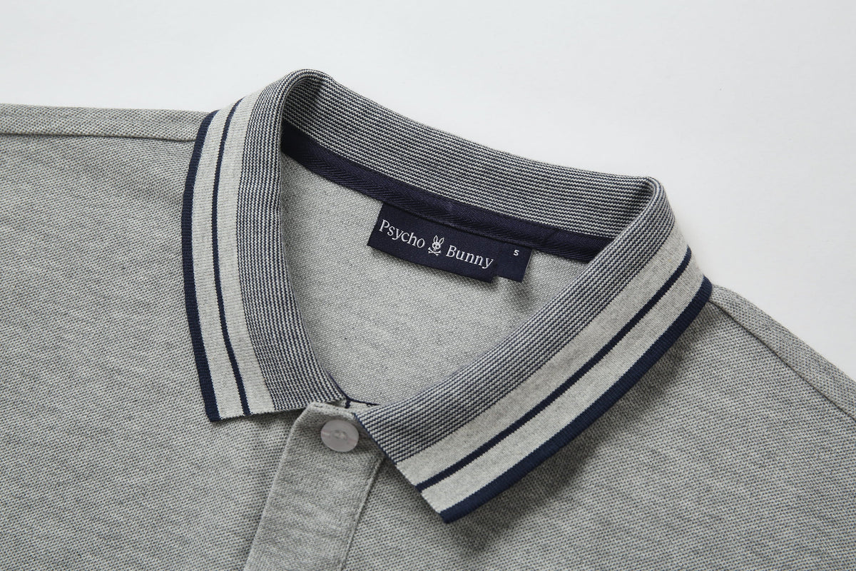 Camiseta 8286-8# Tipo Polo Gris Para Hombre