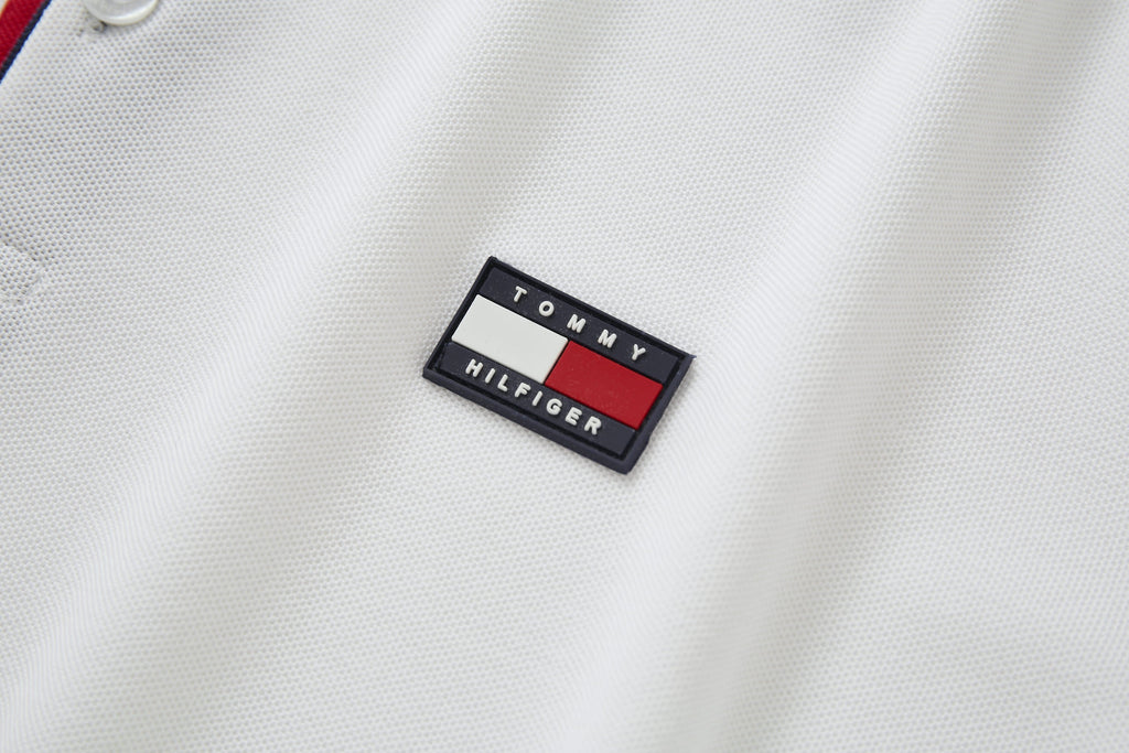 Camiseta T369-8# Tipo Polo Blanca Para Hombre
