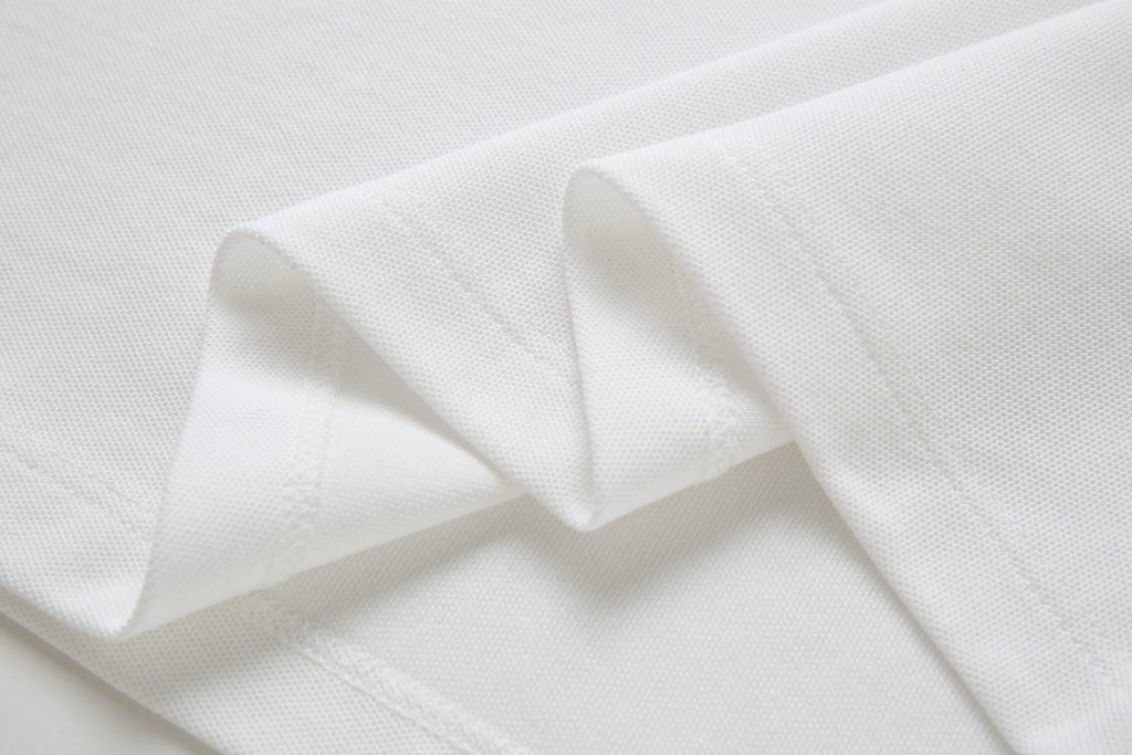 Camiseta T369-8# Tipo Polo Blanca Para Hombre