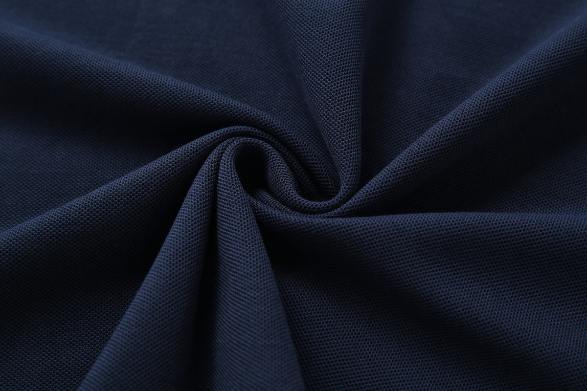 Camiseta 13616# Tipo Polo Azul Oscuro Para Hombre