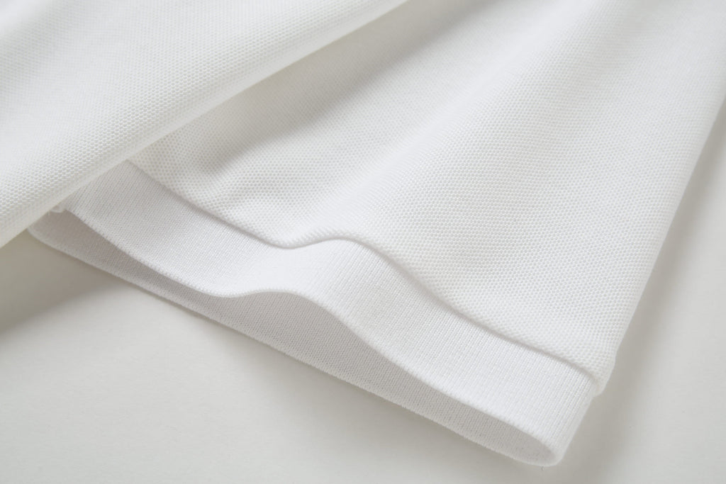Camiseta 13616# Tipo Polo Blanca Para Hombre