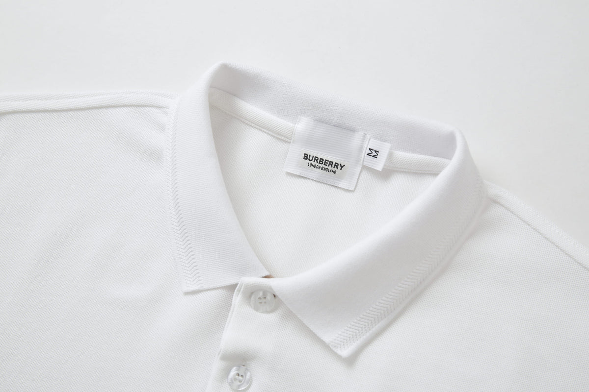 Camiseta 12333-8# Tipo Polo Blanca Para hombre