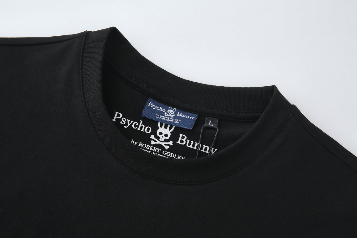 Camiseta 66624 Estampada Negra Para Hombre