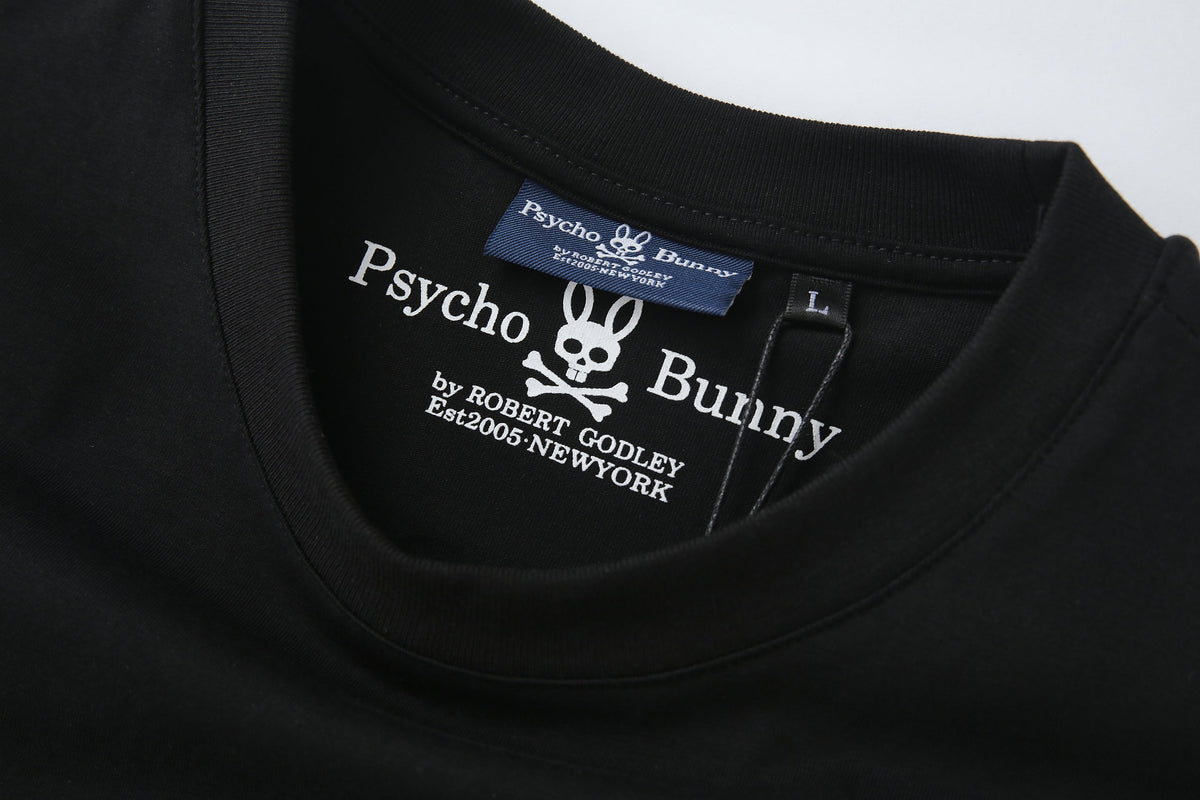 Camiseta 66624 Estampada Negra Para Hombre