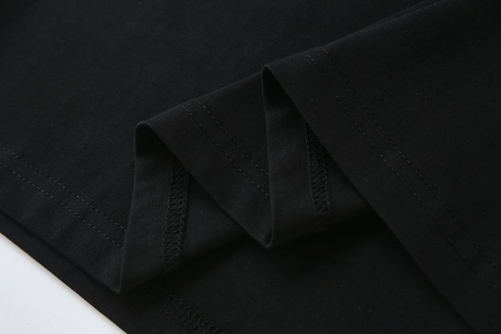 Camiseta 66624 Estampada Negra Para Hombre