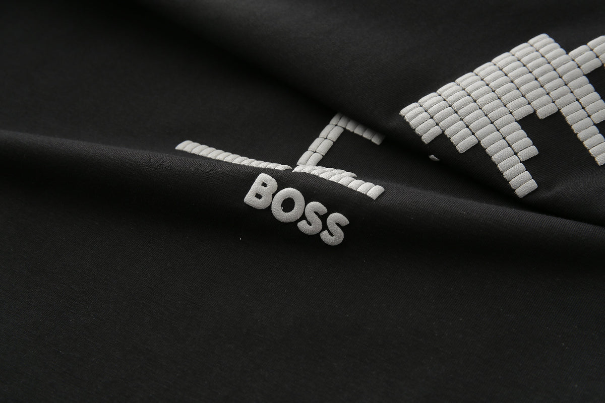 Camiseta 36009 Estampada Negra Para Hombre