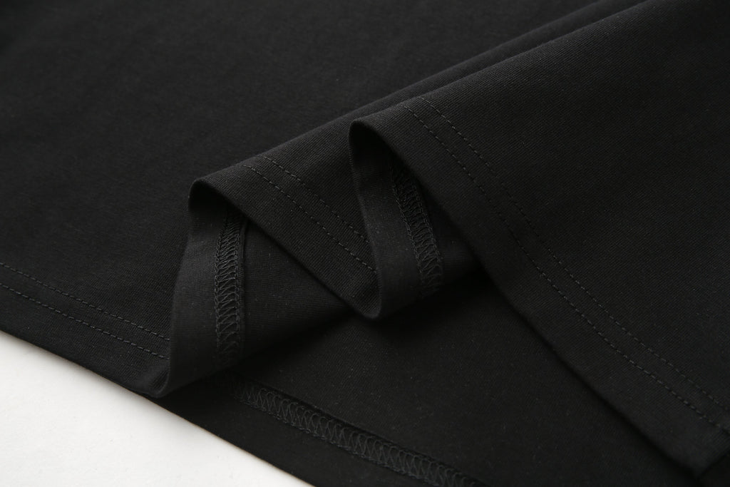 Camiseta 36009 Estampada Negra Para Hombre