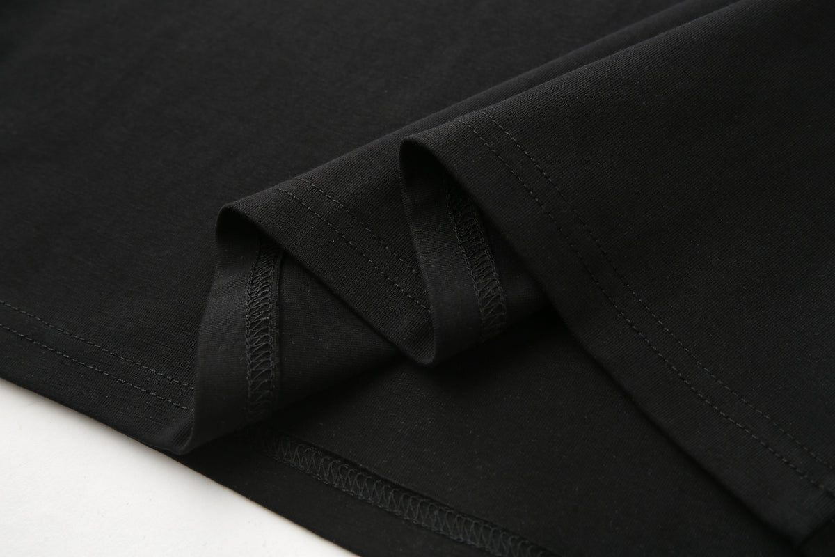Camiseta 36009 Estampada Negra Para Hombre
