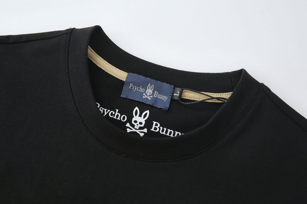 Camiseta 66615 Estampada Negra Para Hombre