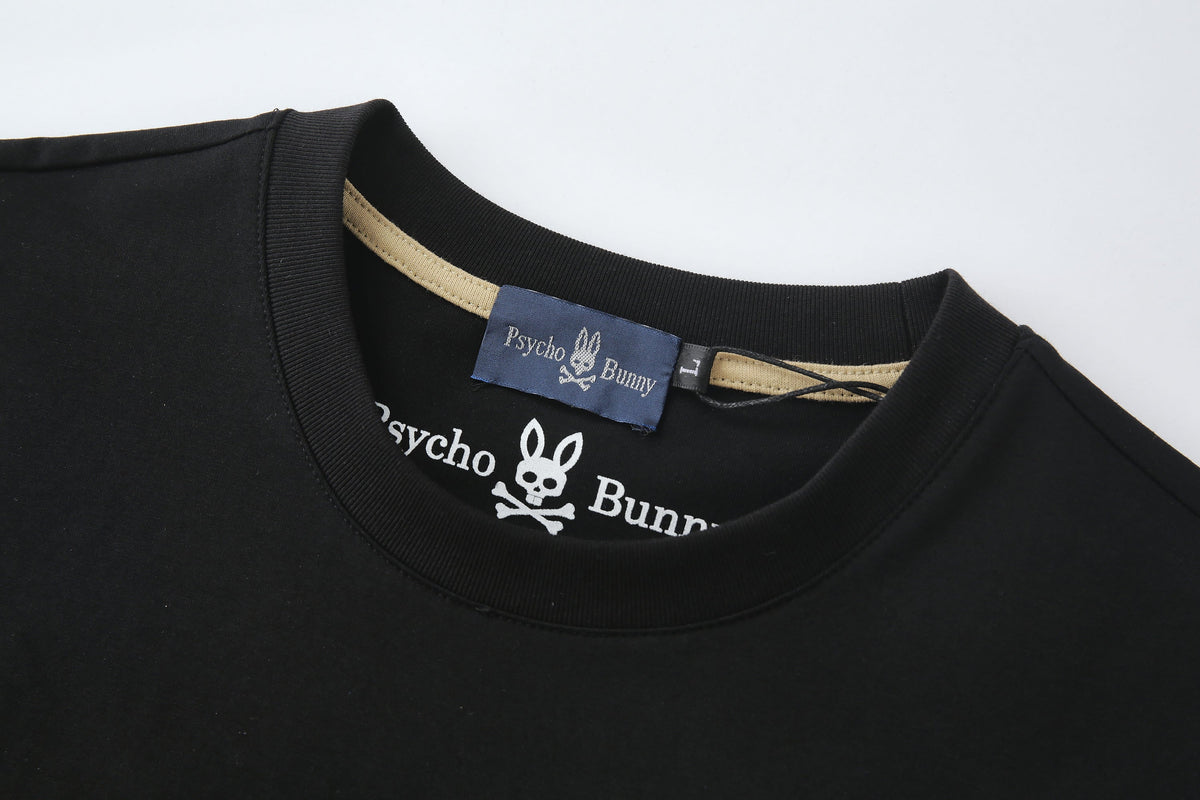 Camiseta 66615 Estampada Negra Para Hombre