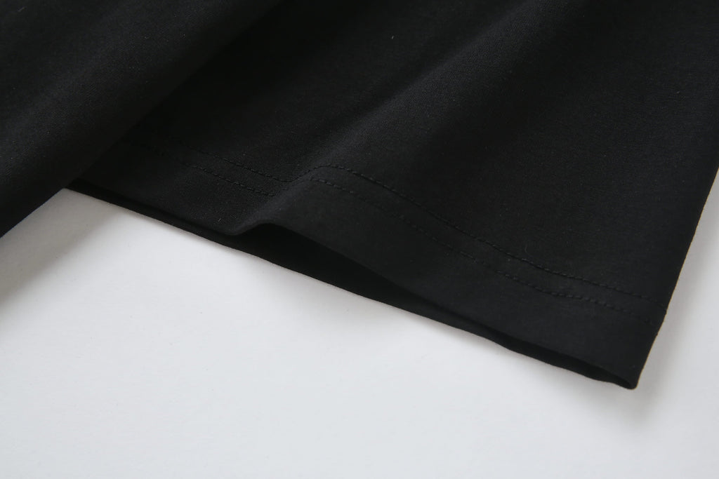 Camiseta 66615 Estampada Negra Para Hombre