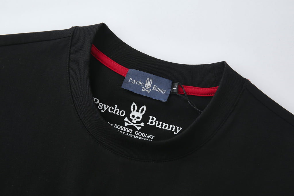 Camiseta 66633 Estampada Negra Para Hombre