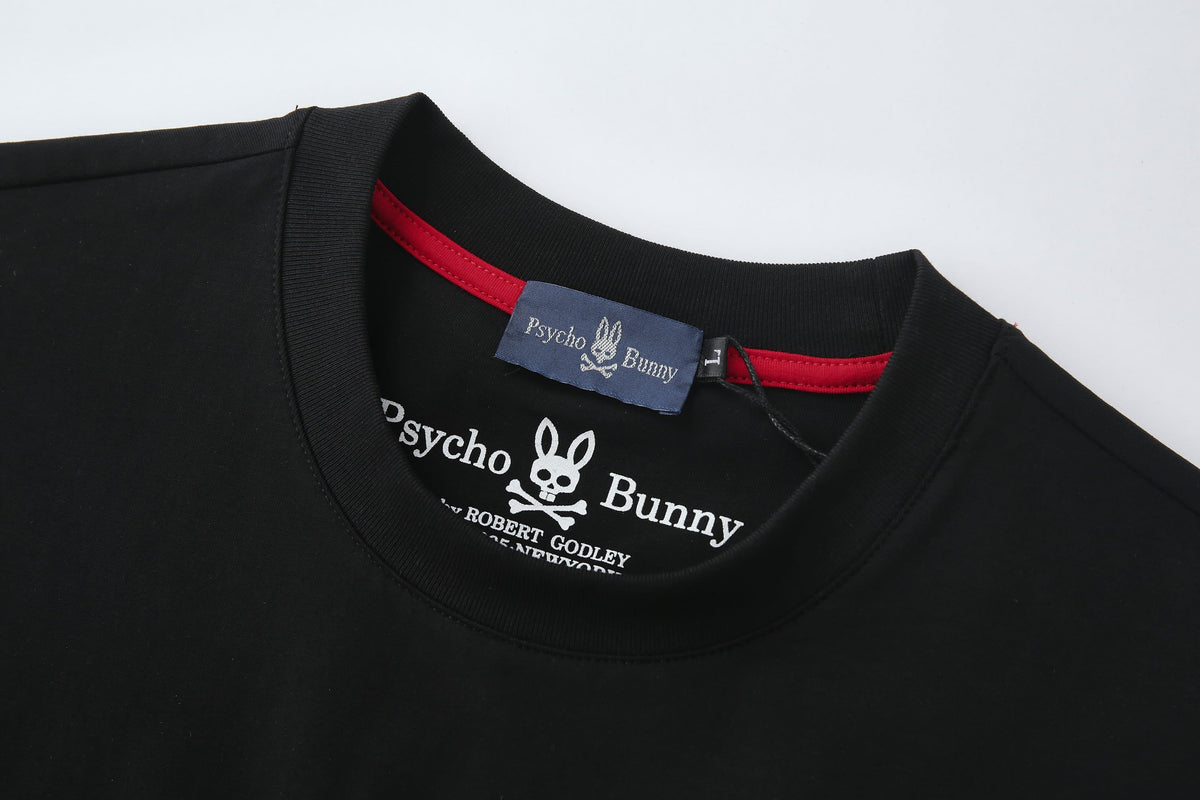 Camiseta 66633 Estampada Negra Para Hombre