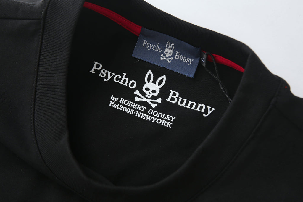 Camiseta 66633 Estampada Negra Para Hombre