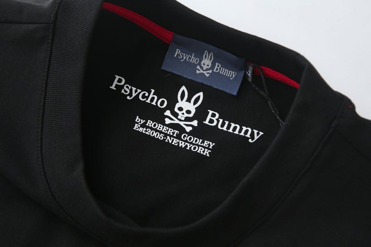 Camiseta 66633 Estampada Negra Para Hombre