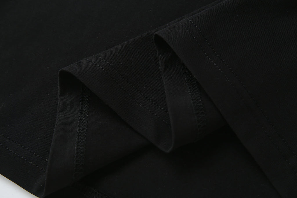 Camiseta 66633 Estampada Negra Para Hombre