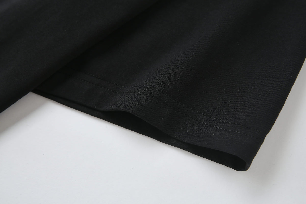 Camiseta 66623 Básica Negra Para Hombre