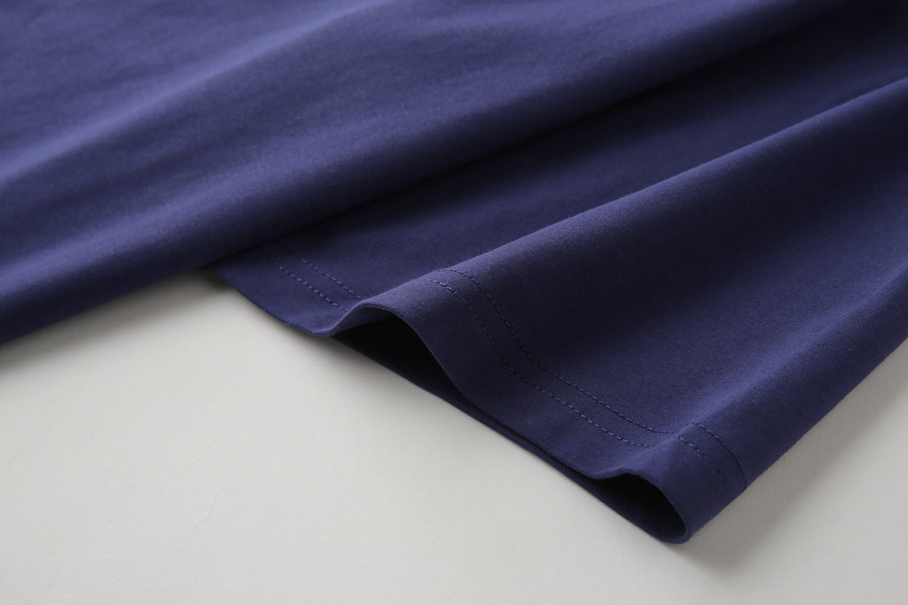 Camiseta 268080 Basica Azul Oscuro Para Hombre