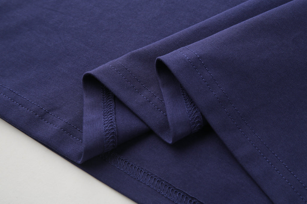 Camiseta 268080 Basica Azul Oscuro Para Hombre