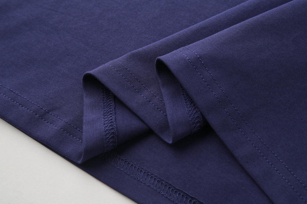Camiseta 268080 Basica Azul Oscuro Para Hombre