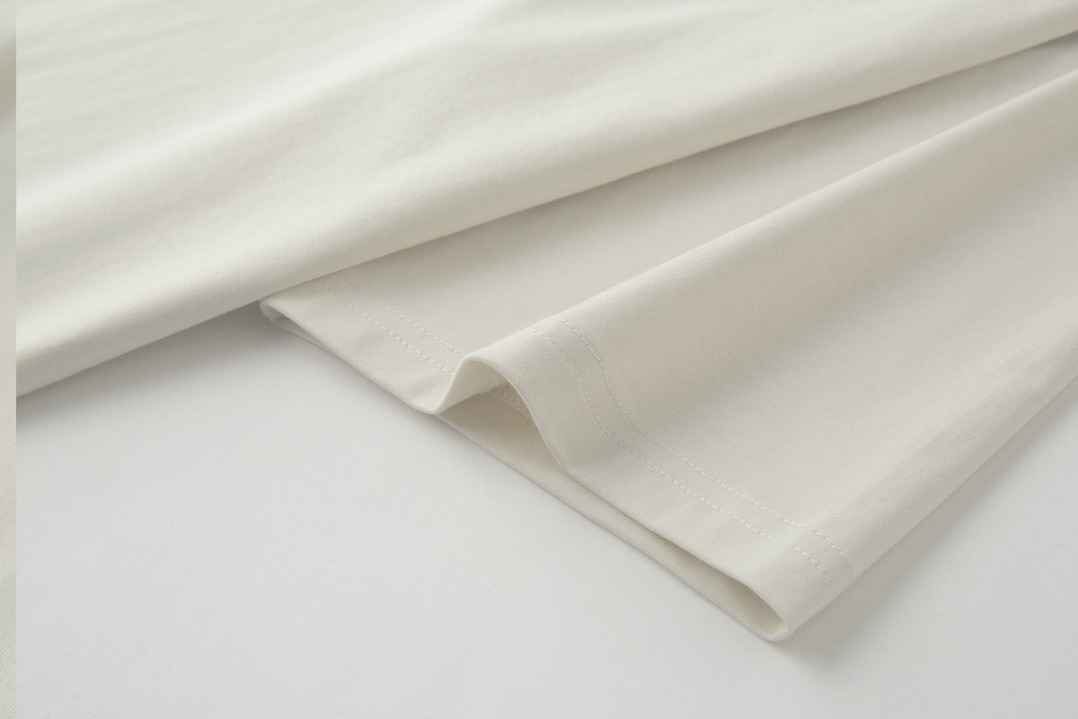 Camiseta 268080 Basica Crema Para Hombre
