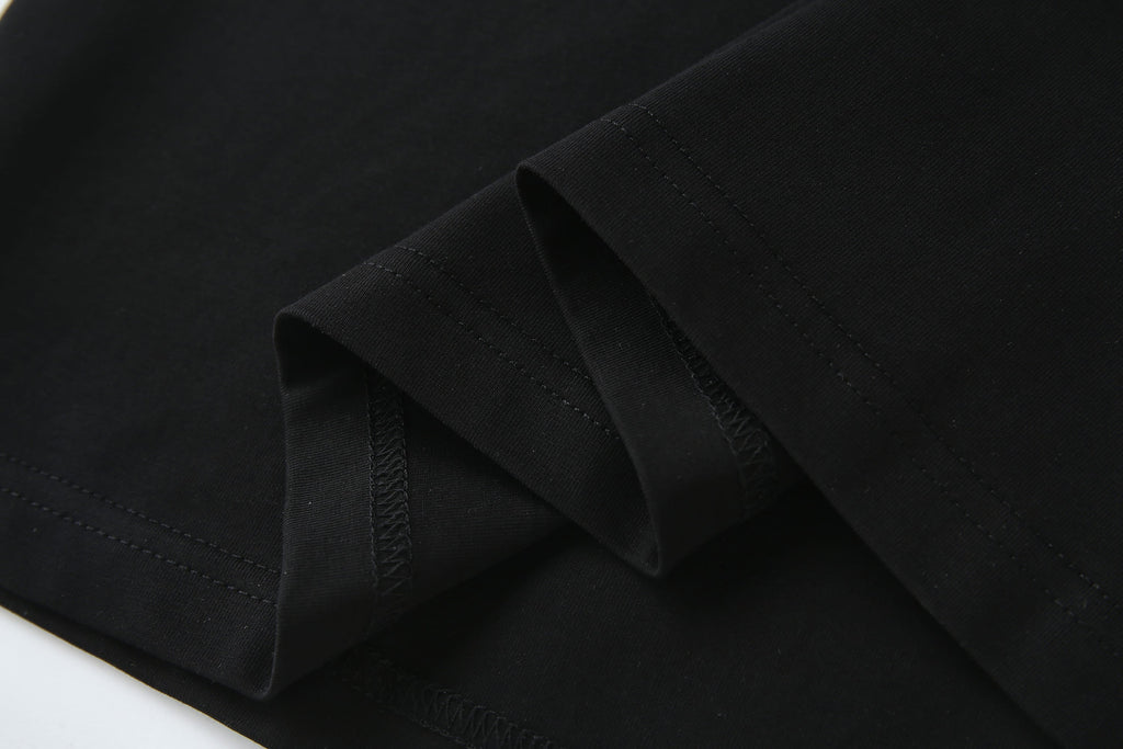 Camiseta 66643 Estampada Negra Para Hombre