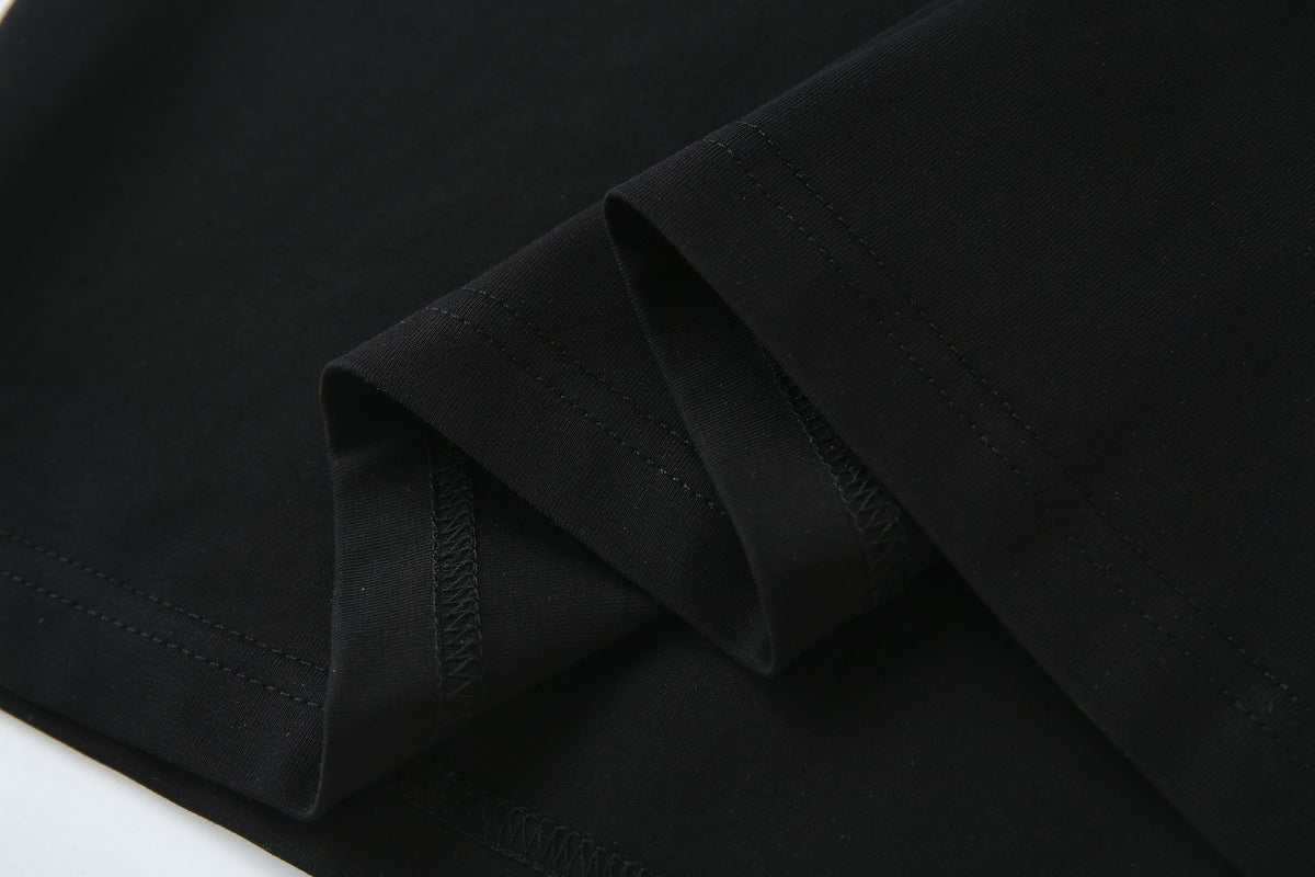 Camiseta 66643 Estampada Negra Para Hombre