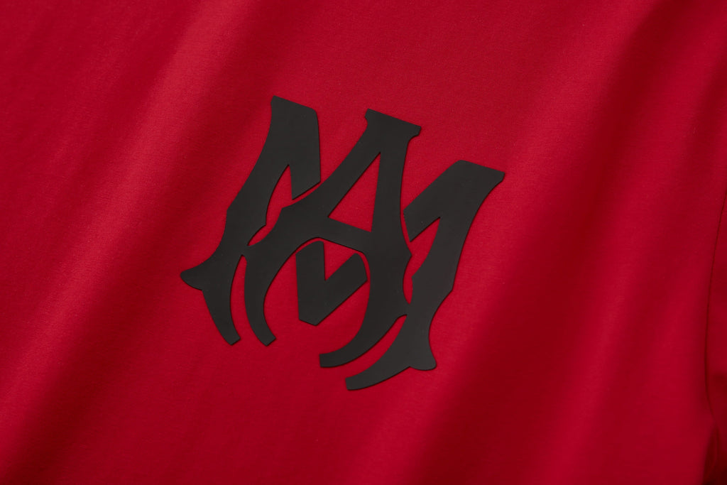 Camiseta 66642 Estampada Roja Para Hombre