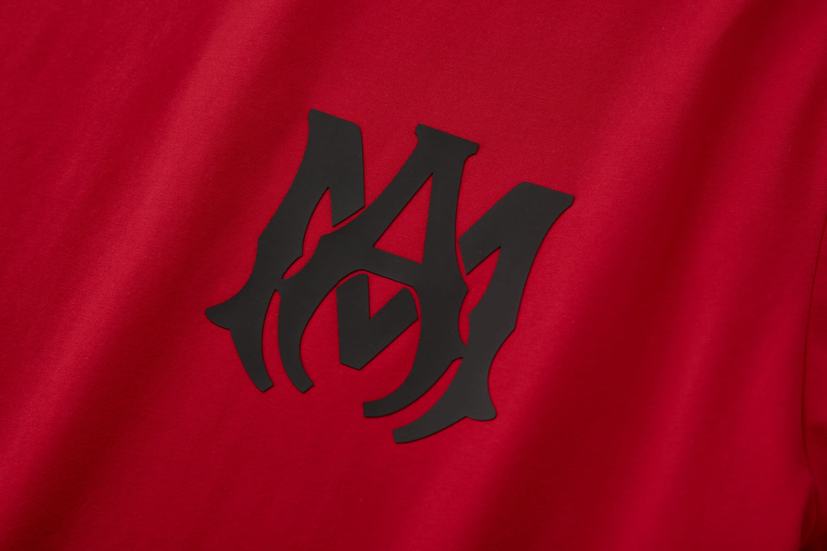 Camiseta 66642 Estampada Roja Para Hombre
