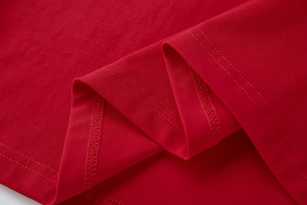 Camiseta 66642 Estampada Roja Para Hombre