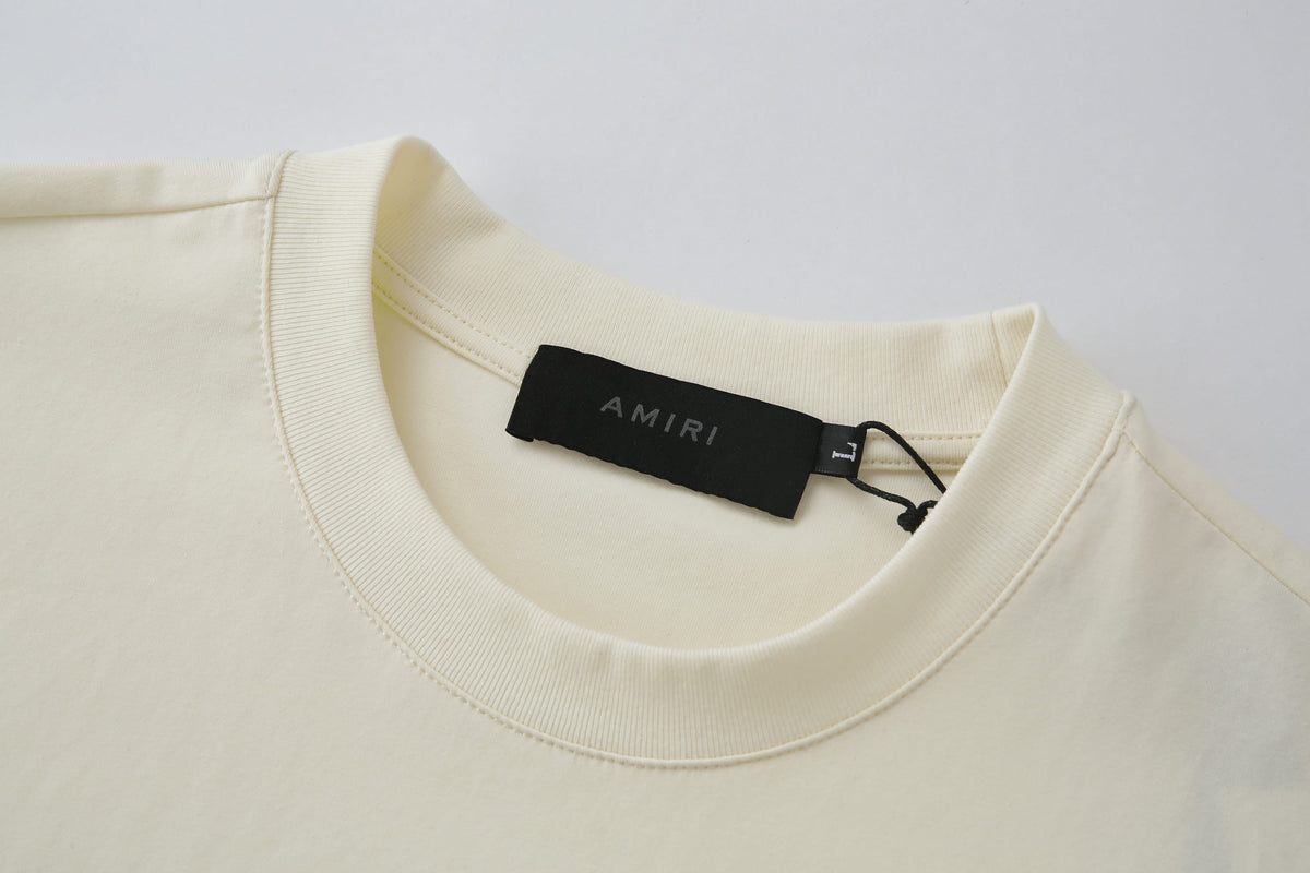 Camiseta 66642 Estampada Crema Para Hombre