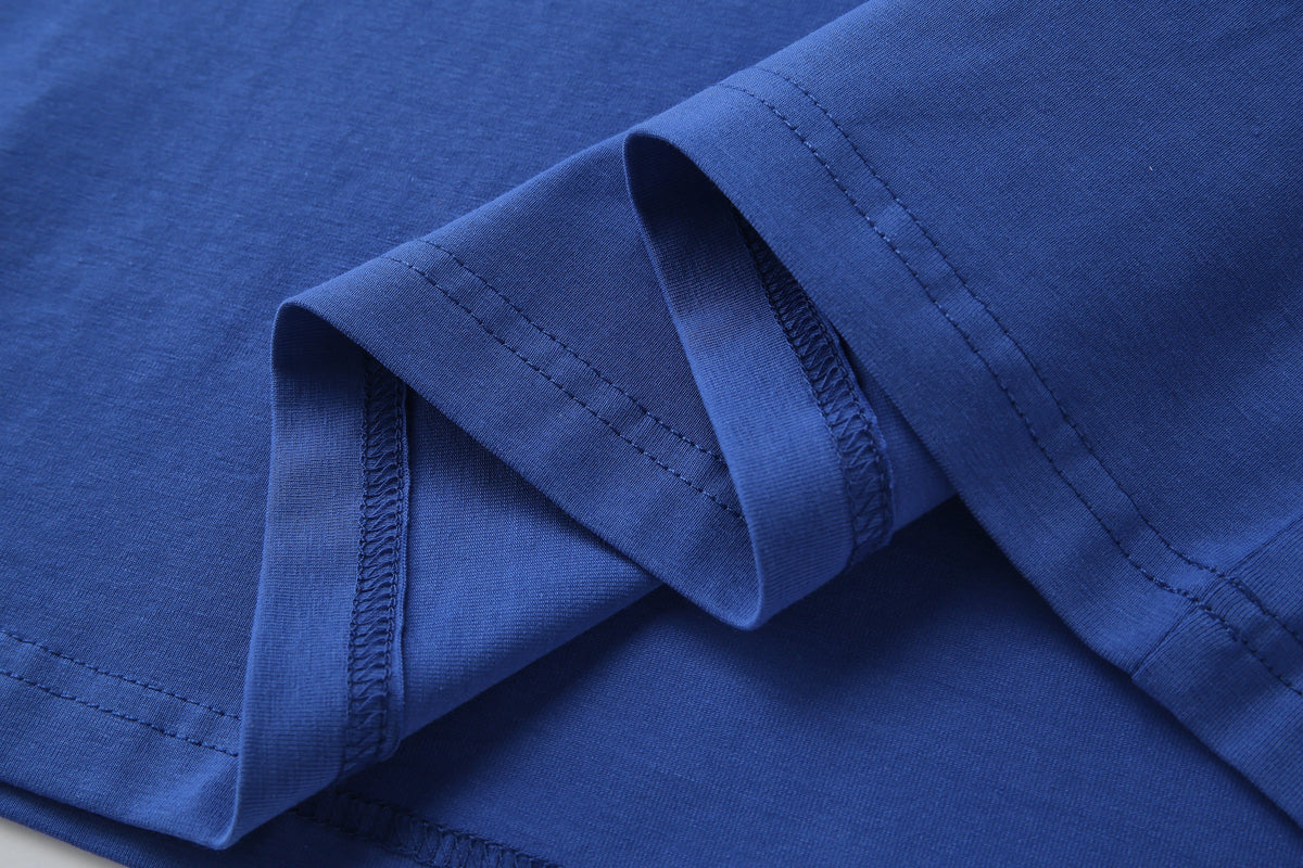 Camiseta 66642 Estampada Azul Para Hombre