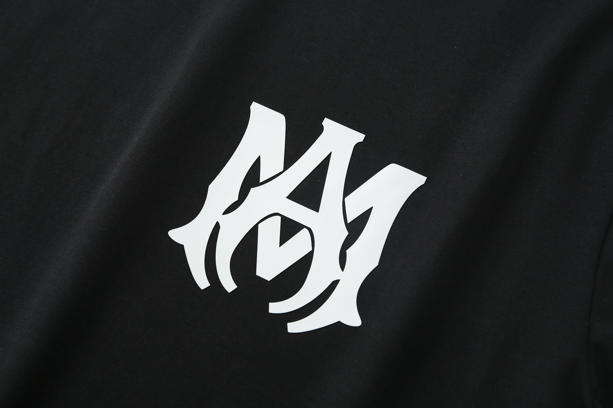 Camiseta 66642 Estampada Negra Para Hombre