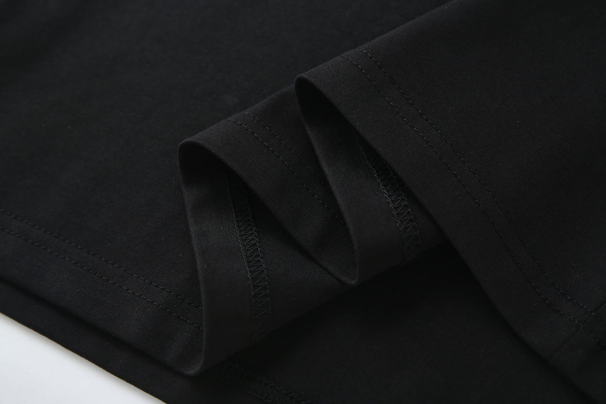 Camiseta 66642 Estampada Negra Para Hombre