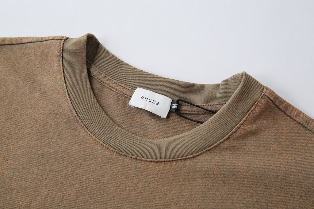 Camiseta 866510 Estampada Café Para Hombre
