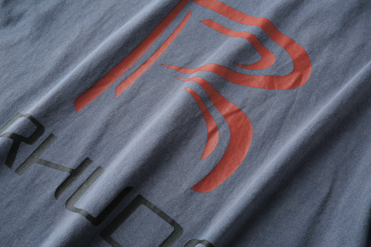 Camiseta 866510 Estampada Gris Azul Para Hombre