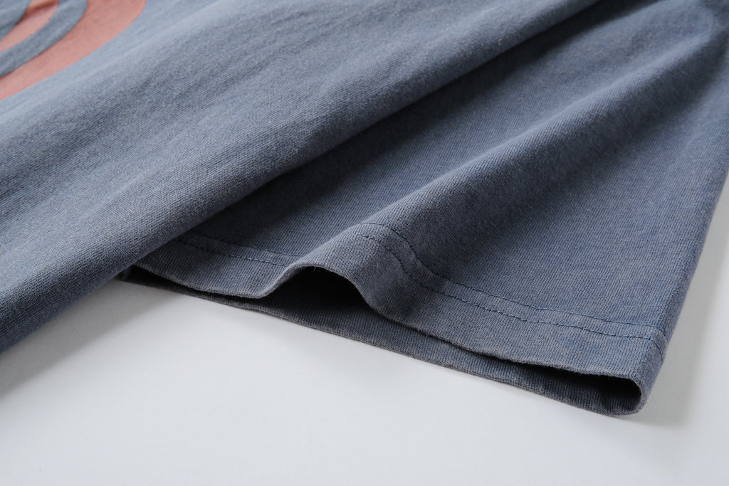 Camiseta 866510 Estampada Gris Azul Para Hombre