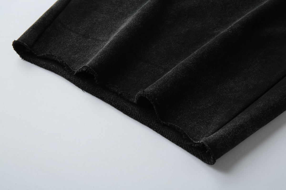 Bermuda 1818031 Negra de algodón Para Hombre