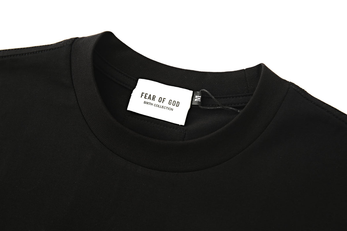 Camiseta 834036 Oversize Negra Para Hombre