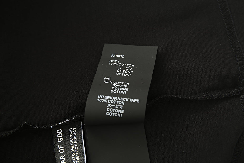 Camiseta 834036 Oversize Negra Para Hombre