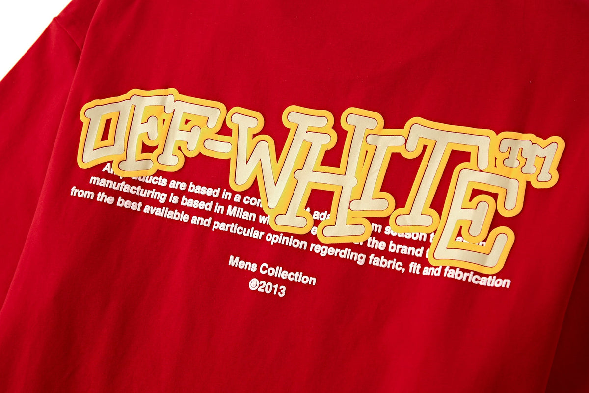 Camiseta 834027 Oversize Roja Para Hombre